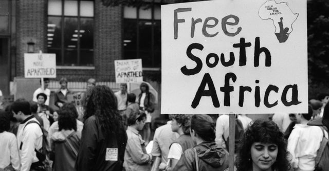Fin del Apartheid de Sudáfrica
