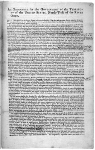 Northwest Ordinance 1787