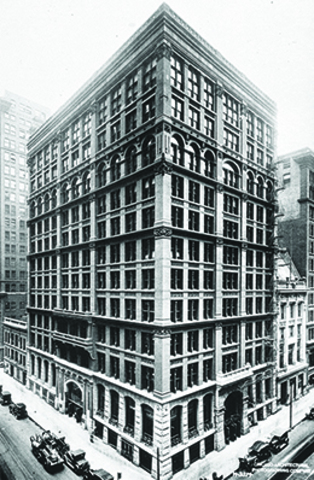 1885 Chicago completes first 10 story skyscraper
