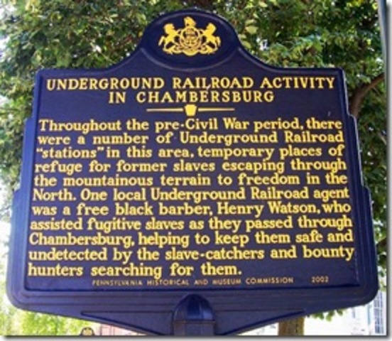 Underground Railroad Established in Pennsylvania