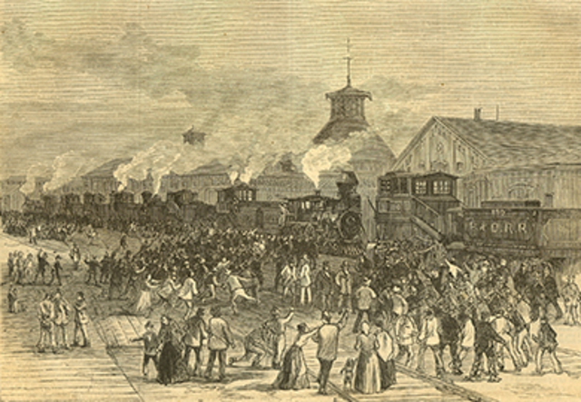 Great Railroad Strike- Pittsburg, Pennsylvania