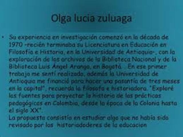 EL SABER PEDAGÓGICO. Olga Lucía Zuluaga.