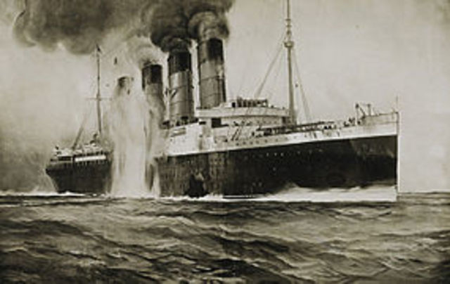 The Sinking of the Lusitania- North Atlanic Ocean