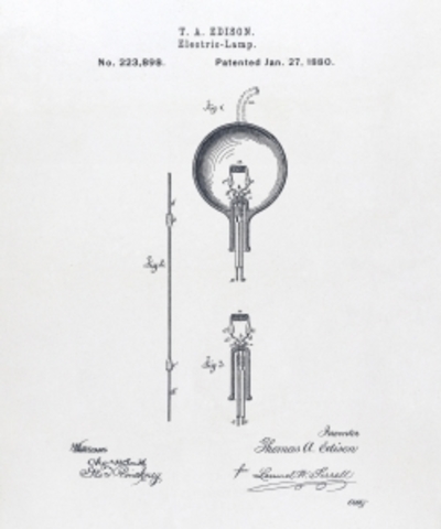 Edison lights the night 1879