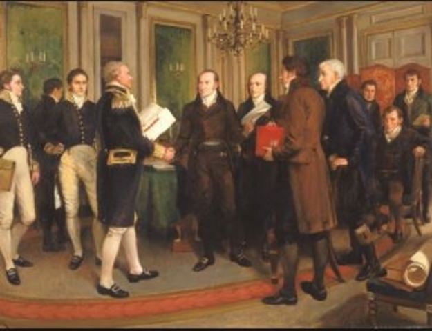 Treaty of Ghent in 1814