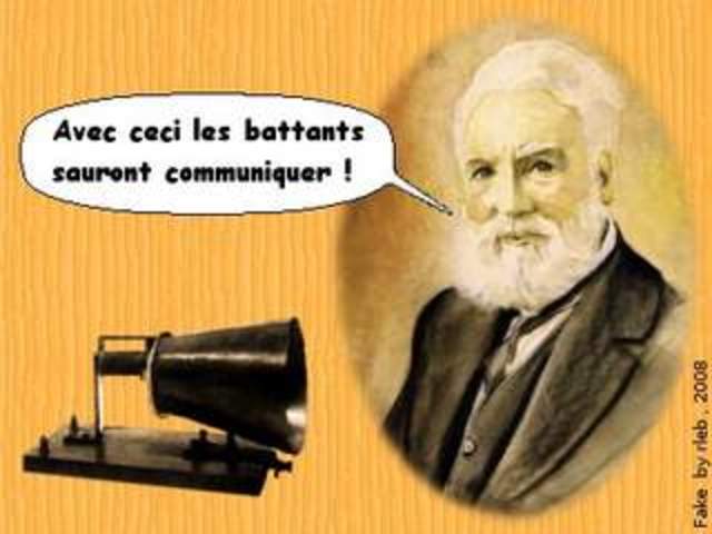 Alexander Graham Bell patents the telephone