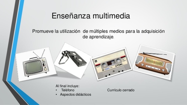 Segunda generación: Enseñanza multimedia