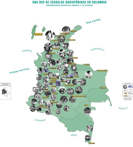 Escuelas radiofónicas en Colombia.