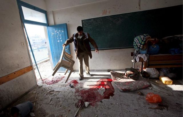 Ataque del ejercito israeli contra Gaza