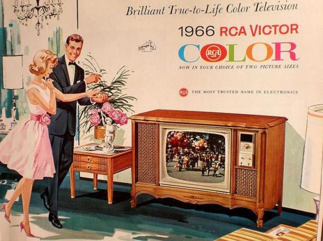 Colored Televisions are invented