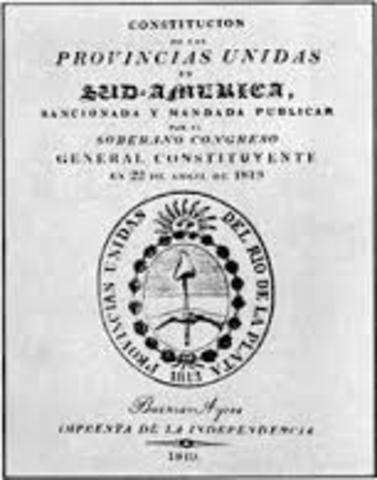 La constitución de 1819
