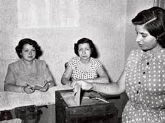 El voto de las mujeres