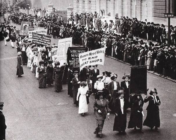 First Suffrage Parade