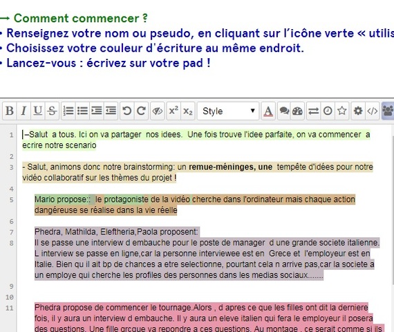mars-avril 2017: scenario collaboratif des groupes transnationaux