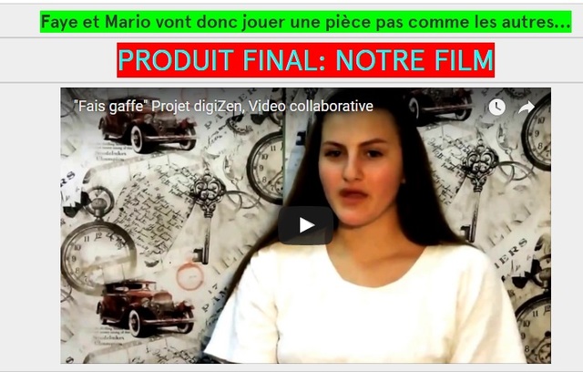 mai 2017: réalisation du film