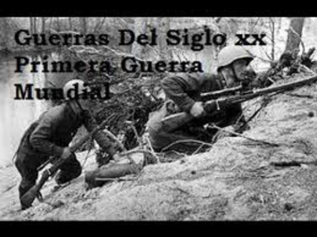 En el siglo XX desde la Primera Guerra Mundial