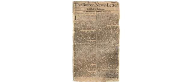 1704 newspaper service