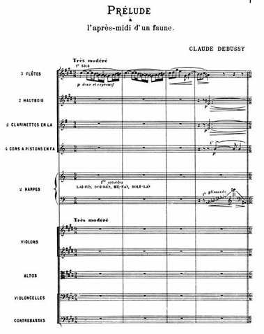 Prélude à l'après-midi d'un faune