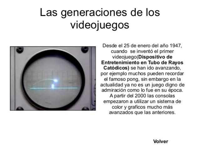 25 de Enero de 1947 Dispositivo de Entretenimiento de Tubos de Rayos Catódicos