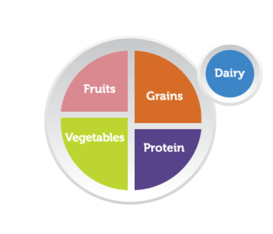 Practice food portion control