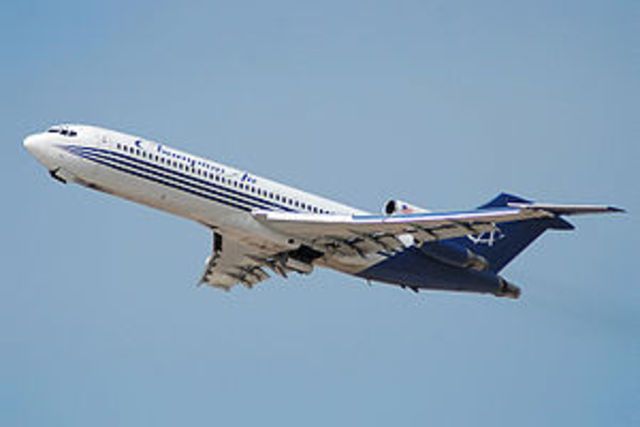 The first boeing 727 flew