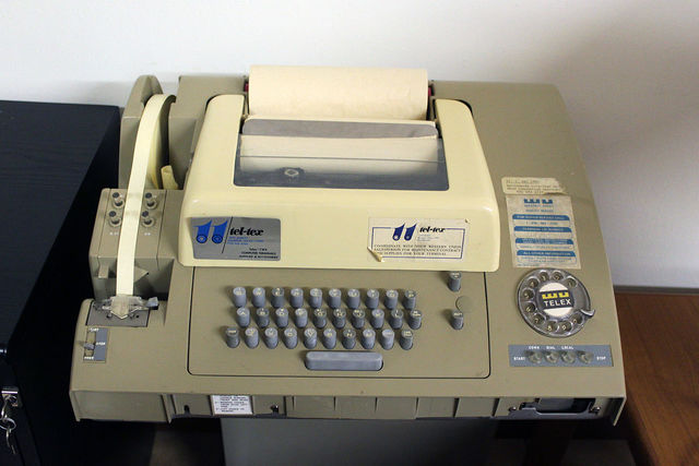 Telex, anterior al fax