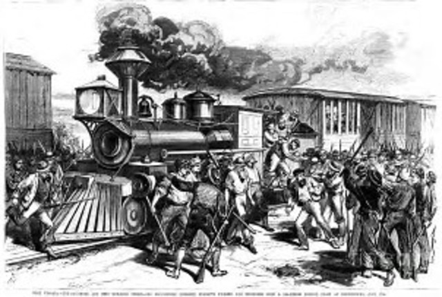 1877 Great railroad strike