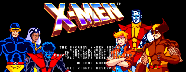 Jogo: X-Men (Arcade – Konami)