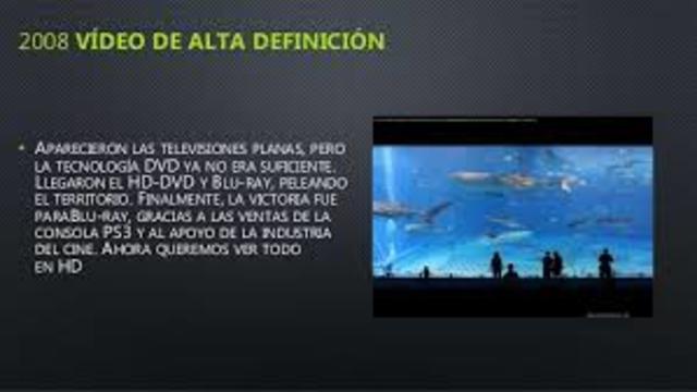 Aparición de la alta definicion (HD)