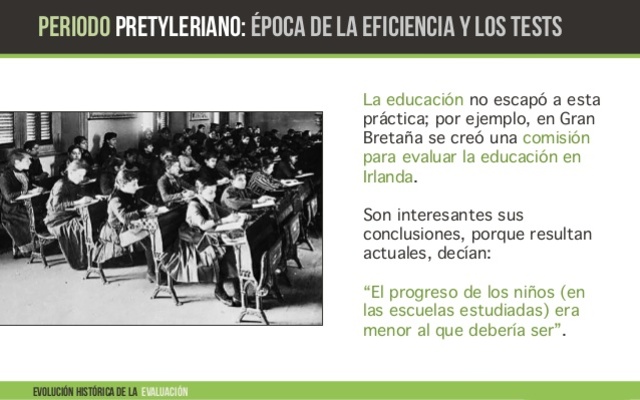 Esfuerzos evaluativos