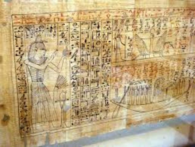 EL PAPIRO  2550 a.C