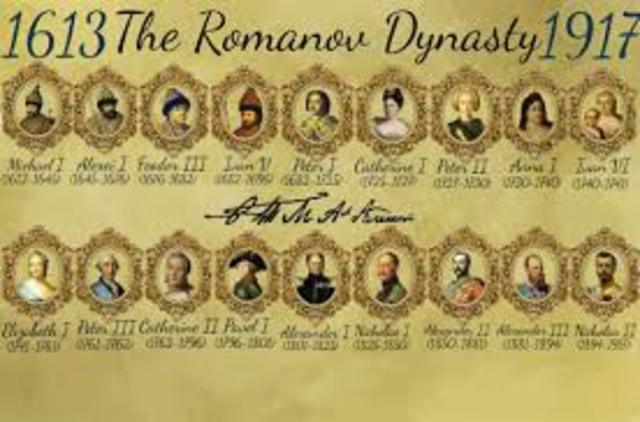 Ends of the Romanov rule