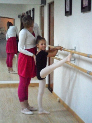 Entré a clases de ballet