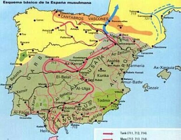 Entrada dels musulmans de Tarik