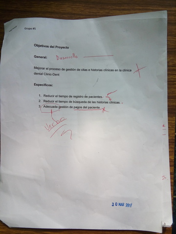 Presentacion de objetivos