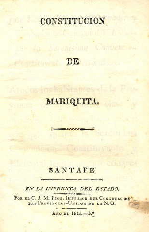Constitución de Mariquita