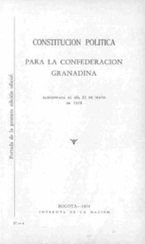 Constitución para la Confederación Granadina