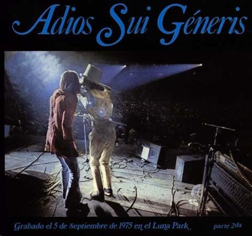 Sui Generis era el número uno del rock argentino, su separación a finales de ese año produjo una multitud en el Luna Park