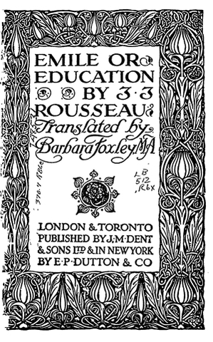 Jean Jacques Rousseau publishes Emile.