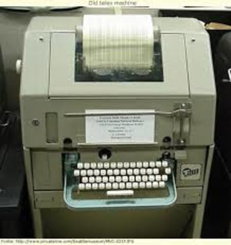 En el siglo 20 surge la radiotelegrafía y el teleimpresor.