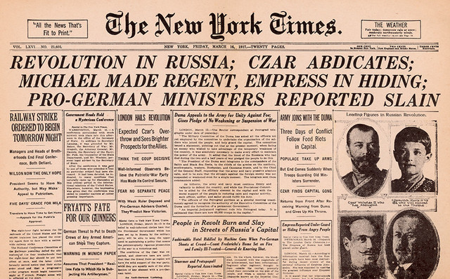 Nicholas II Abdicates