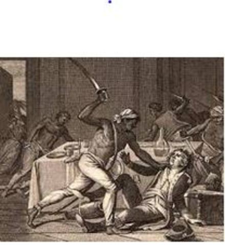 Stono Rebellion in South Carolina in September 1739