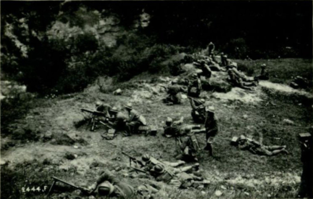 COMBATE ENTRE ALEMANES Y PORTUGUESES