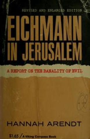 Arendt: Eichmann en Jerusalén.
