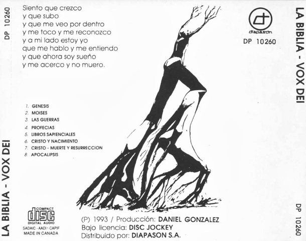 Vox Dei dejó grabada la primer obra conceptual "La Biblia"