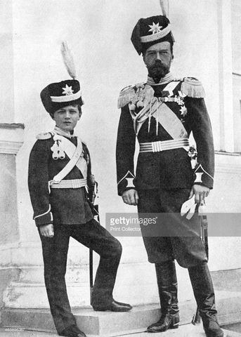 Czar Nicholas II gives up the thrown