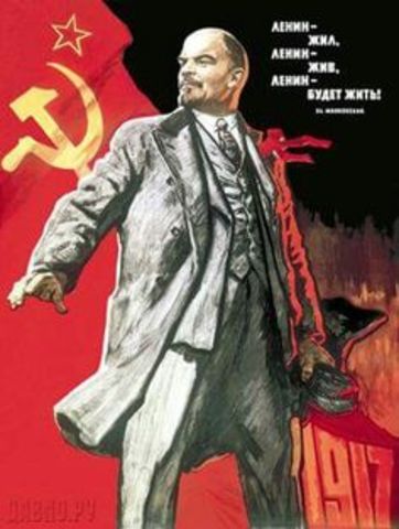 Lenin is forced in to hiding