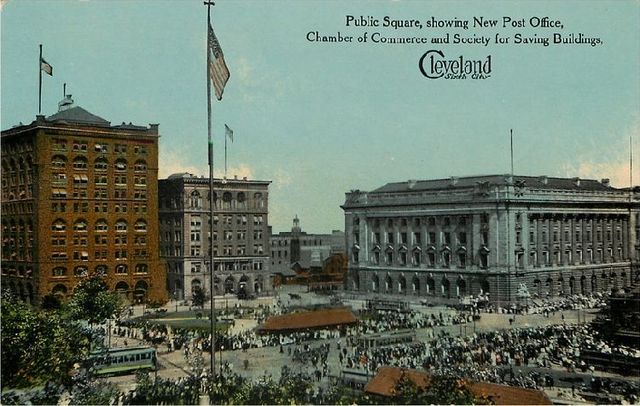 public square cleveland in 1970
