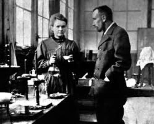 Marie Curie  y Henri Becquerel
