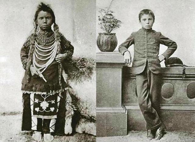 Indian education and assimilation begins